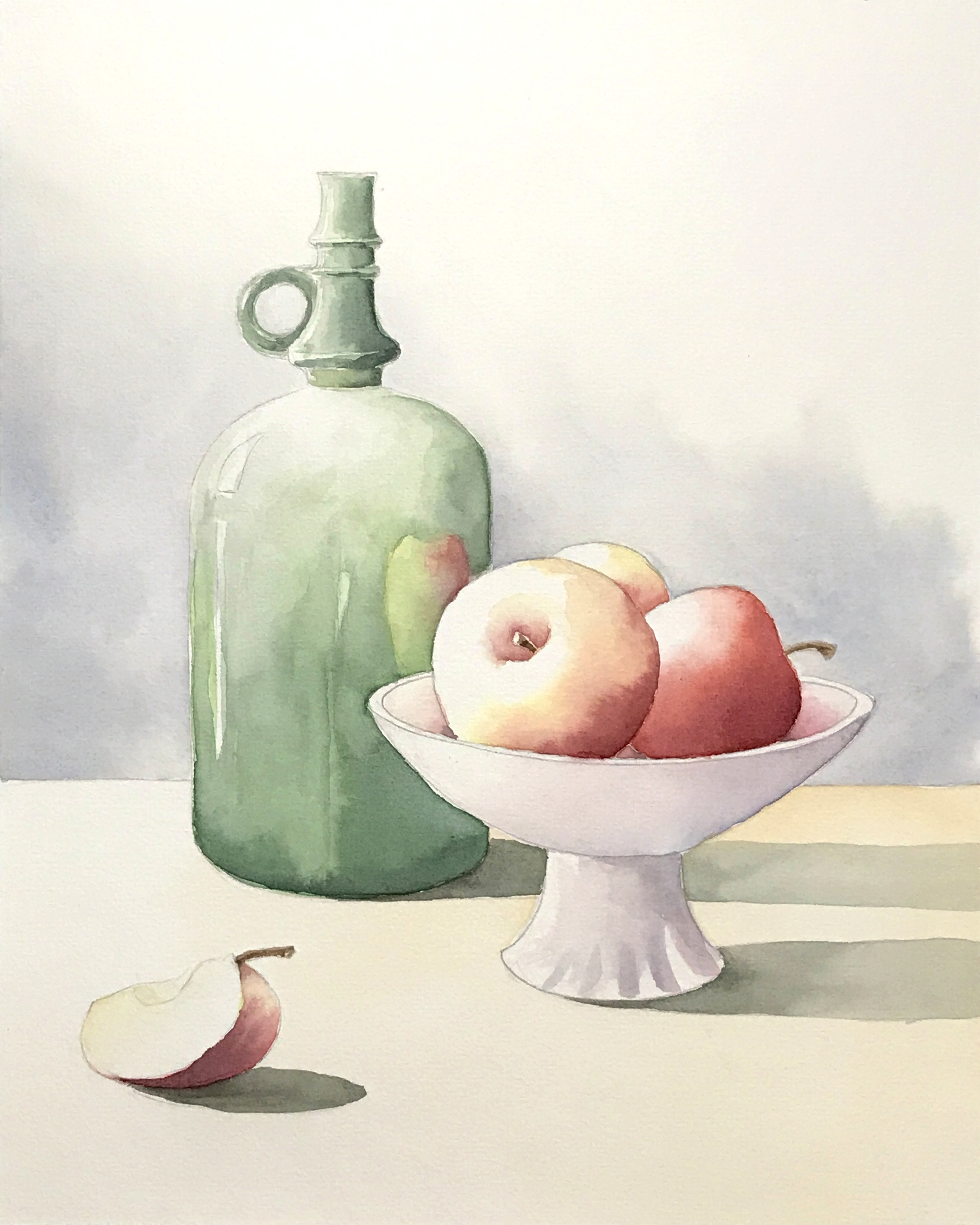 Aquarell (Lea Joos): Kuerbis