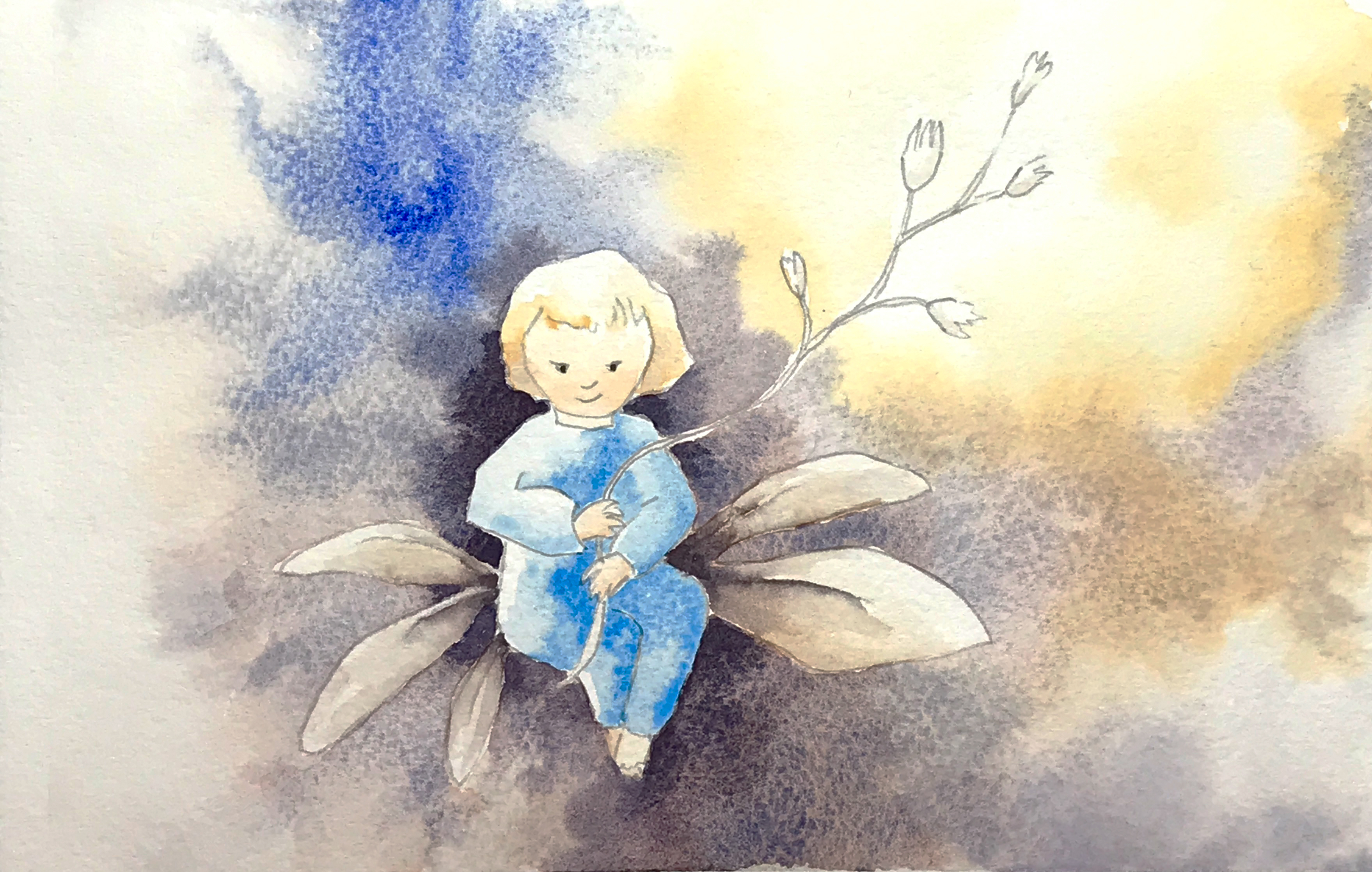 Aquarell (Lea Joos): Aquarell nach Milli Weber